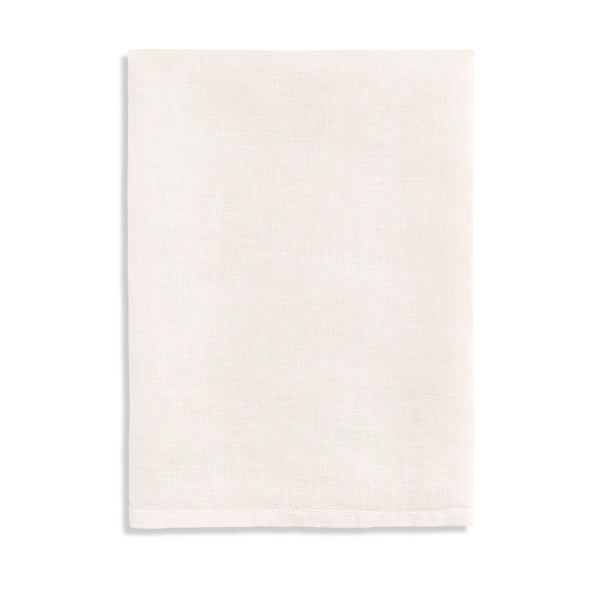 Ecru Linen Sateen Napkins - Hand-Crafted Linen Woven Textile - Luxurious & Intricate Soft Sateen Napkins