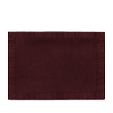 Wine Linen Sateen Placemats - Hand-Crafted Linen Woven Textile - Luxurious & Intricate Soft Sateen Placemats