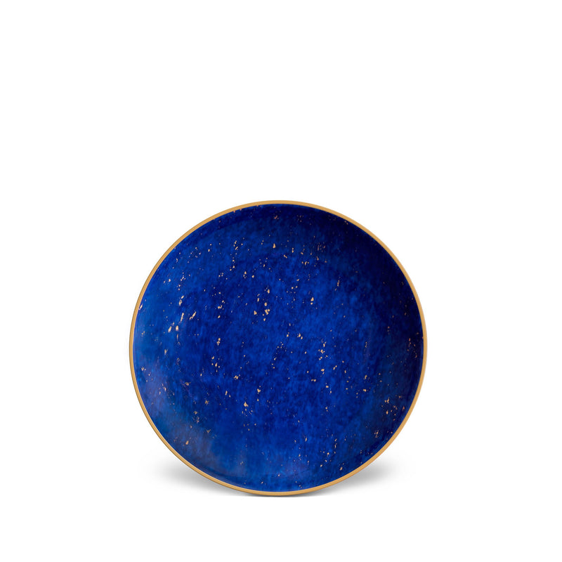 Lapis Small Dish in Blue - A Nod to the Depth of Tones in the Night Sky - Hand-Gilded and Adorned with 24K Gold Accents