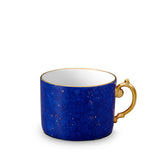 Lapis Tea Cup in Blue - A Nod to the Depth of Tones in the Night Sky - Hand-Gilded and Adorned with 24K Gold Accents