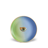 Green and Blue Lito Plate - Features a Bold Eye Symbolizing Protection and Awareness - Lito Set Highlights Connection