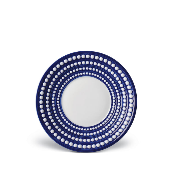 Perlée Saucer in Bleu - Timeless and Sophisticated Dinnerware Crafted from Limoges Porcelain and Infused with Detailed Craftsmanship