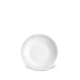 Soie Tressée Sauce Dish and Spoon Rest in White - Classic Yet Modern Design Made of Limoges Porcelain