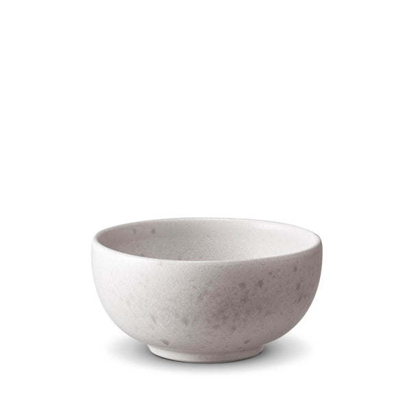 Small Terra Condiment Bowl in Stone - Hand-Crafted from Porcelain and Glazed Meticulously - Organic Shape
