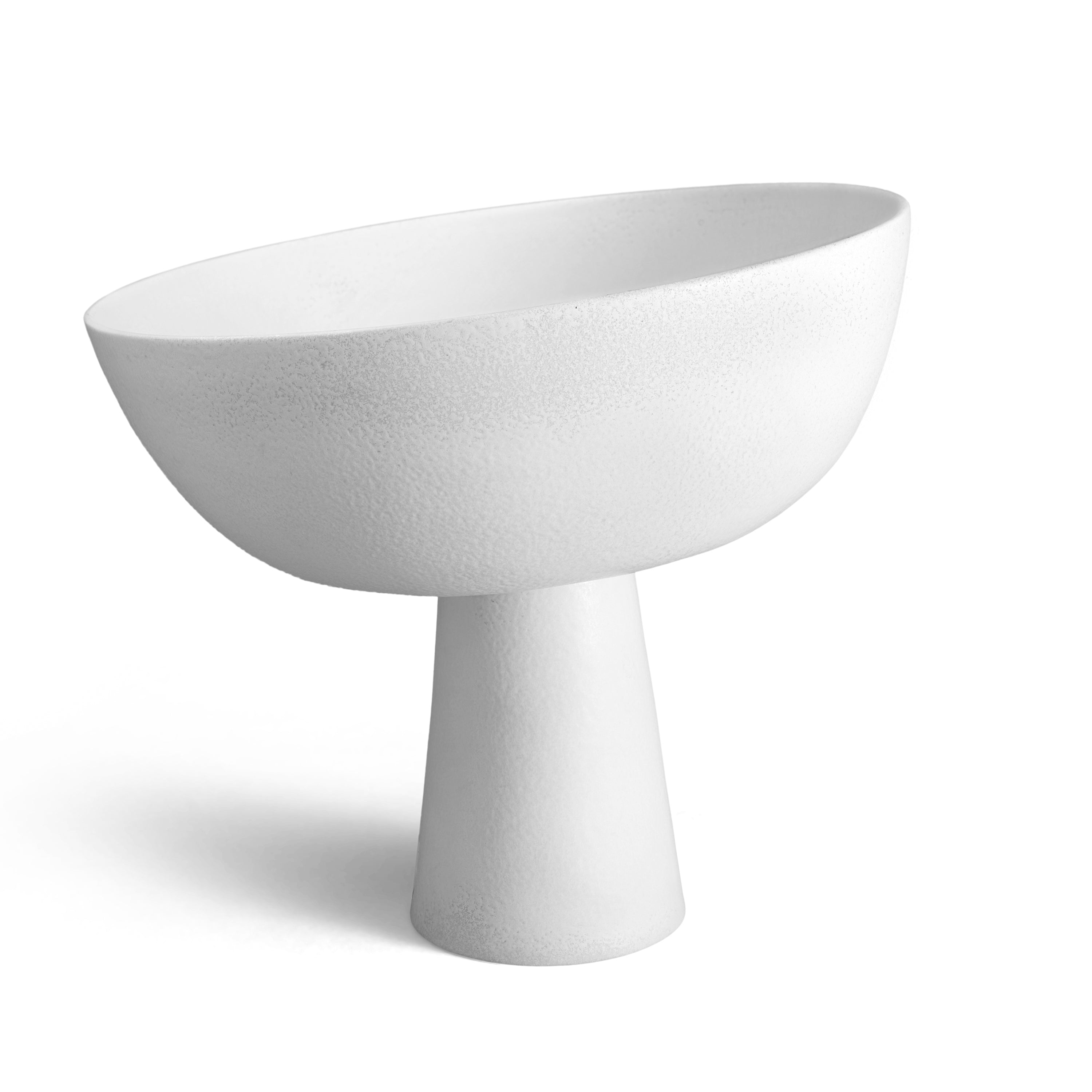 Terra Bowl on Stand Medium Stone