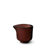 Terra Sauce Server in Wine by L'OBJET - Hand-Crafted from Porcelain and Glazed Meticulously - Organic Shape