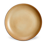 Terra Charger in Leather by L'OBJET - Hand-Crafted from Porcelain and Glazed Meticulously - Organic Shape