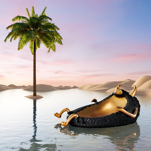 Haas Lazy Susan Catchall - Black