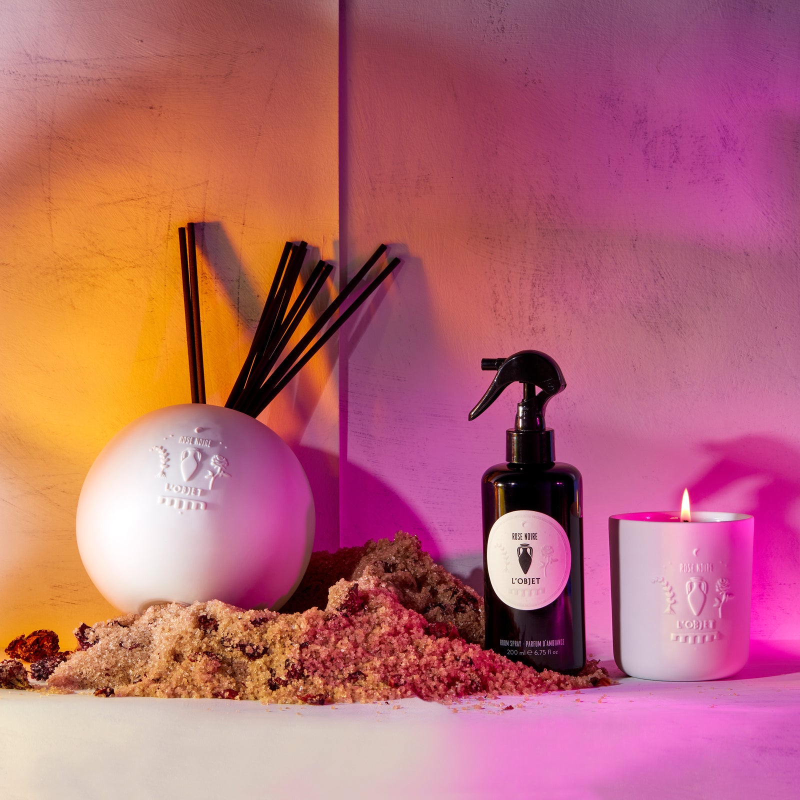Rose Noire Diffuser Set - Home Fragrance Diffusers - L'OBJET